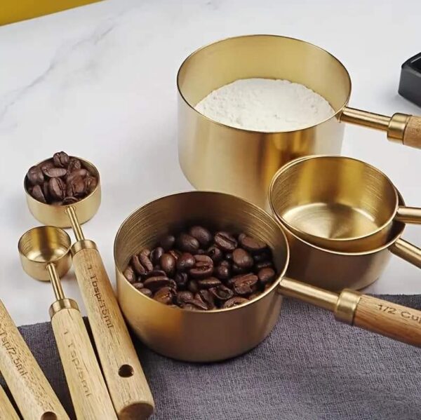 Gold Measuring Cup Set